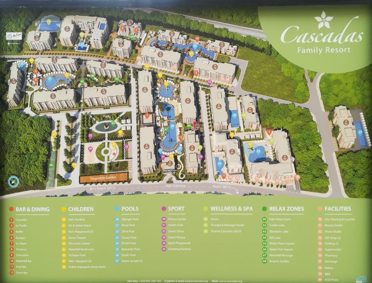 Cascadas Family Resort - Apartment Private 阳光海滩 外观 照片
